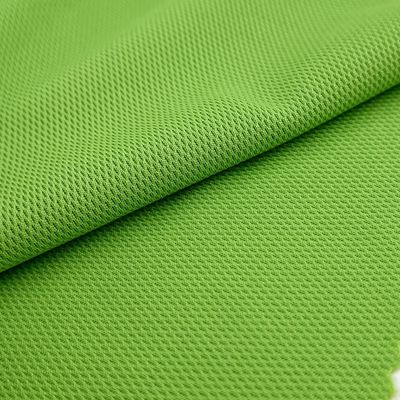 Silicon leather Recycled Polyester Knit Eco Friendly Shoe Materials Sports Green Eyelet Fabric
