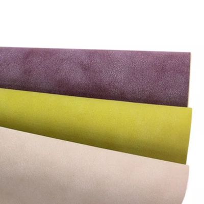 Environmentally friendly brushed bottom fine grain sheep PU Leather Shoe Upper Material 1.0mm*52''Waterproof Anti Mildew
