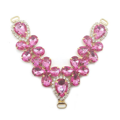 Colored Rhinestones Shoe Decoration Accessories Sandal Decorative Chain