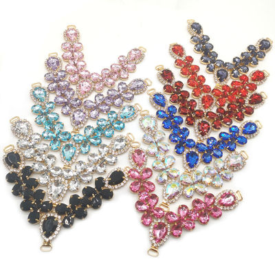 Colored Rhinestones Shoe Decoration Accessories Sandal Decorative Chain