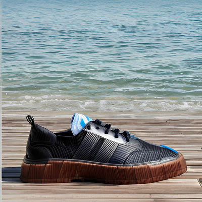 Rubber Sustainable Mens Shoes With Fluorine Free Waterproof Coating