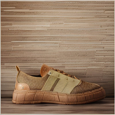 Rubber Sustainable Mens Shoes With Fluorine Free Waterproof Coating