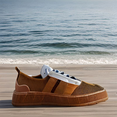 Rubber Sustainable Mens Shoes With Fluorine Free Waterproof Coating