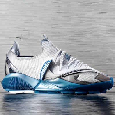 Anti Slippery Customized Basketball Shoes Hard Wearing High And Low Cut Leather