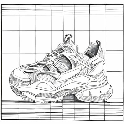 MD Outsole Custom Women's Sneakers Breathable Thick Sole Casual Shoes