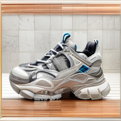 MD Outsole Custom Women's Sneakers Breathable Thick Sole Casual Shoes