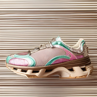 Custom Logo Women Fashion Sneakers Mesh Stylish Sneakers For Women