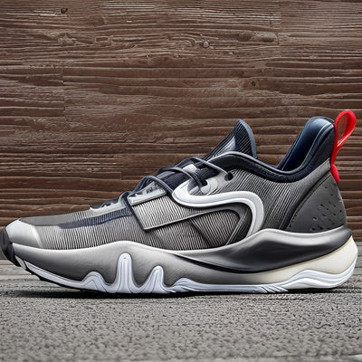Custom Logo Trend Basketball Shoes Anti Odor Cloth Leather Upper