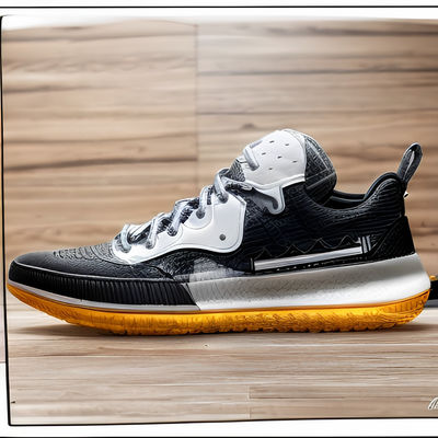 Mesh Breathable Custom Basketball Shoes Cloth TPU Upper Material