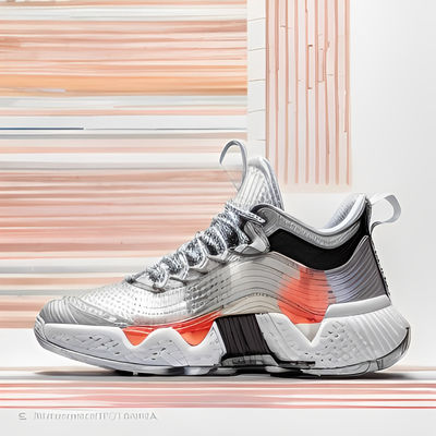 Wear Resistant Custom Basketball Shoes Anti Odor Mens High Top Basketball Shoes