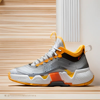 Wear Resistant Custom Basketball Shoes Anti Odor Mens High Top Basketball Shoes