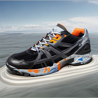 Non Slip Casual Tennis Sneakers Mens EVA Outsole Material