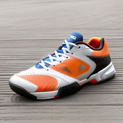 Stylish Colorful Design Custom Tennis Shoes Casual  Synthetic Upper
