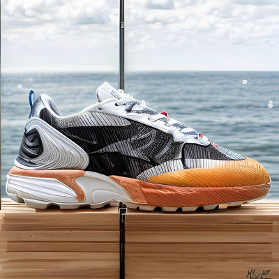 Low Top Round Head Custom Running Shoes Spring And Summer New Black Casual