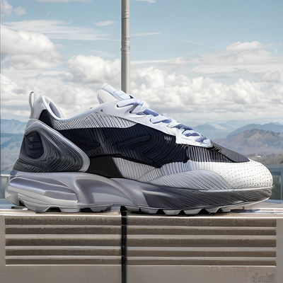 Low Top Round Head Custom Running Shoes Spring And Summer New Black Casual