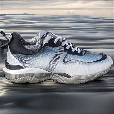 Light Weight Custom Running Shoes Mesh Four Seasons Rubber