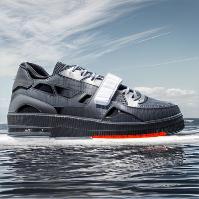 Breathable Casual Sneakers polyester and rubber recycled materials