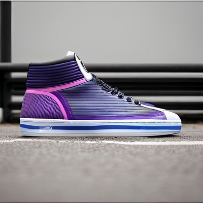 Basketball Eco Friendly Women's Shoes Pink Mesh MD Rubber