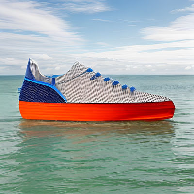 Biodegradable Women's Lace Up Shoes Rubber Outsole  Lining