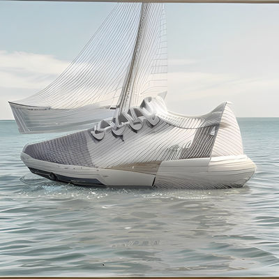 Biodegradable Lightweight Women's Shoes Rubber Outsole Mesh Lining