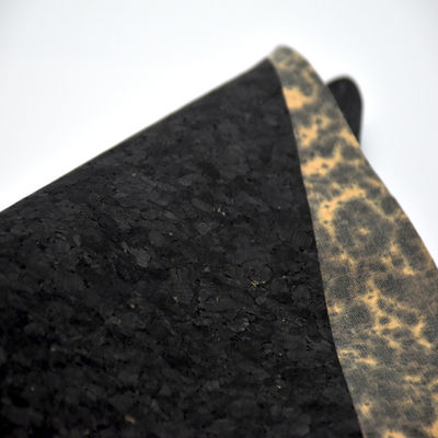 Eco-friendly natural bark grain cork cloth Embossed Eco Friendly Shoe Materials 54/55" Superfine Fiber Material
