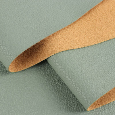 Eco-friendly lychee pattern half PU leather Custom Size Eco Friendly Shoe Materials Recyclable Biodegradable