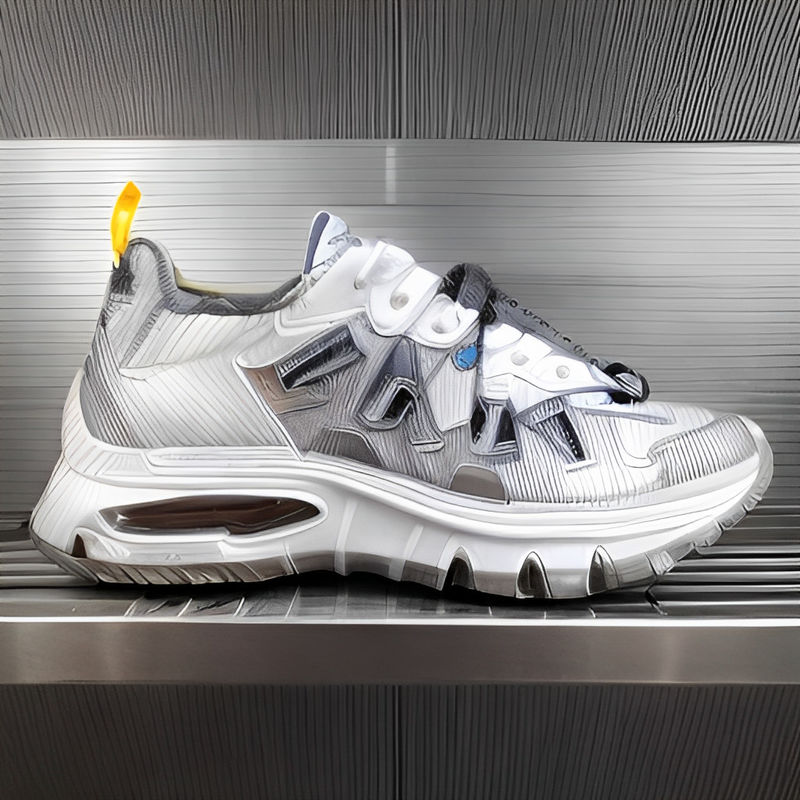 Fashion Style Custom Made Sneakers Nonslip Breathable Cortex Outsole