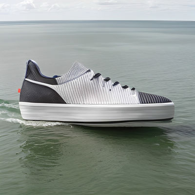 Dark Grey Eco Friendly Women's Shoes Leather Flat Slip On Womens Shoes