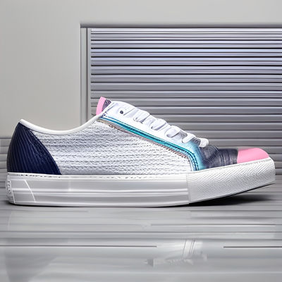 Biodegradable Women's Lace Up Shoes Rubber Outsole  Lining